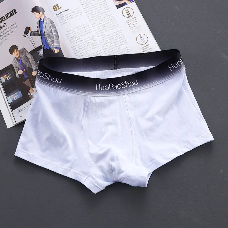 Gunner solid colour low waist cotton boxer briefs for men in multiple colours and sizes