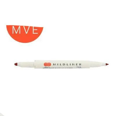 Double-headed non-erasable colour marker pen with water-based ink in 15 colours including fluorescent