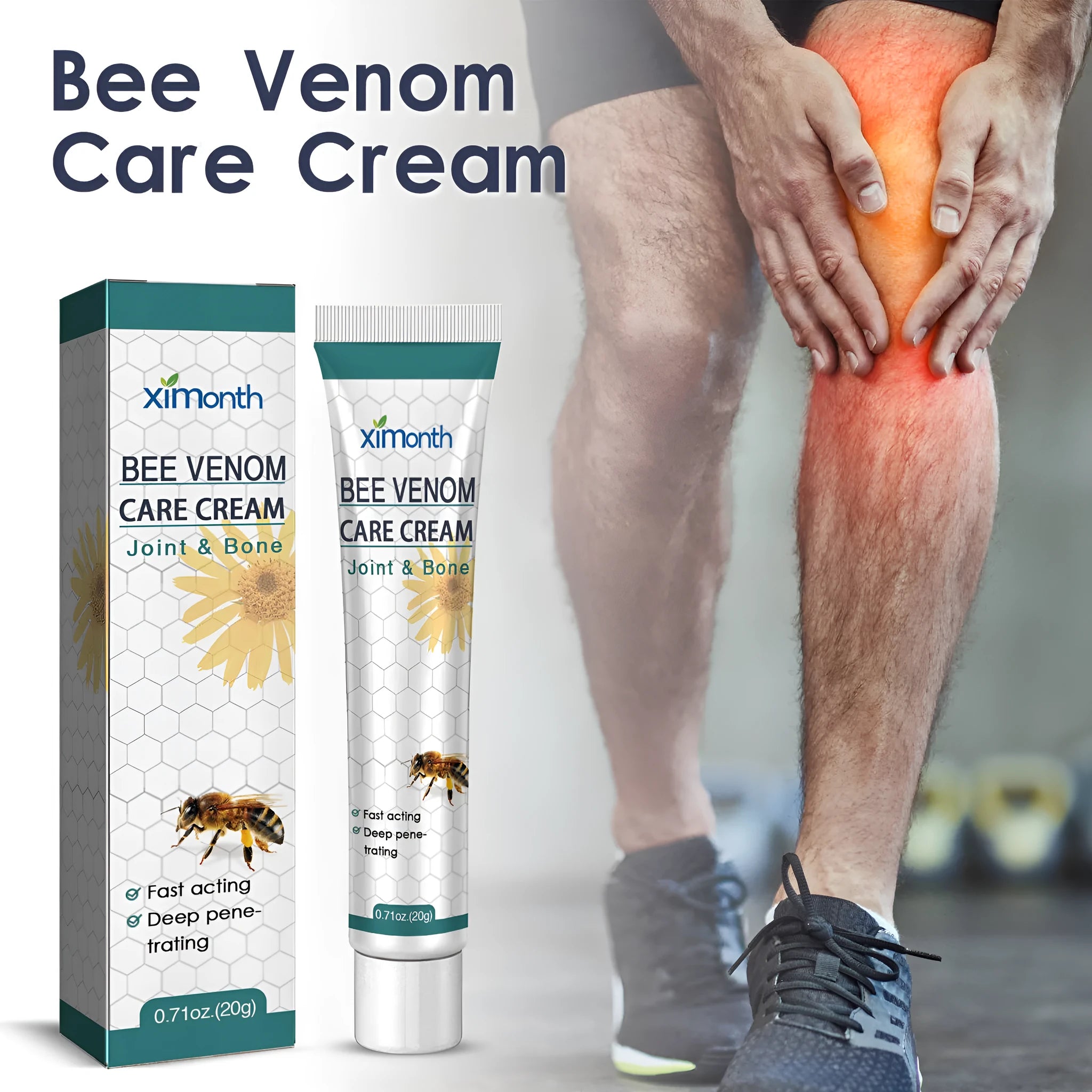 20g tube of joint pain massage care cream for topical application