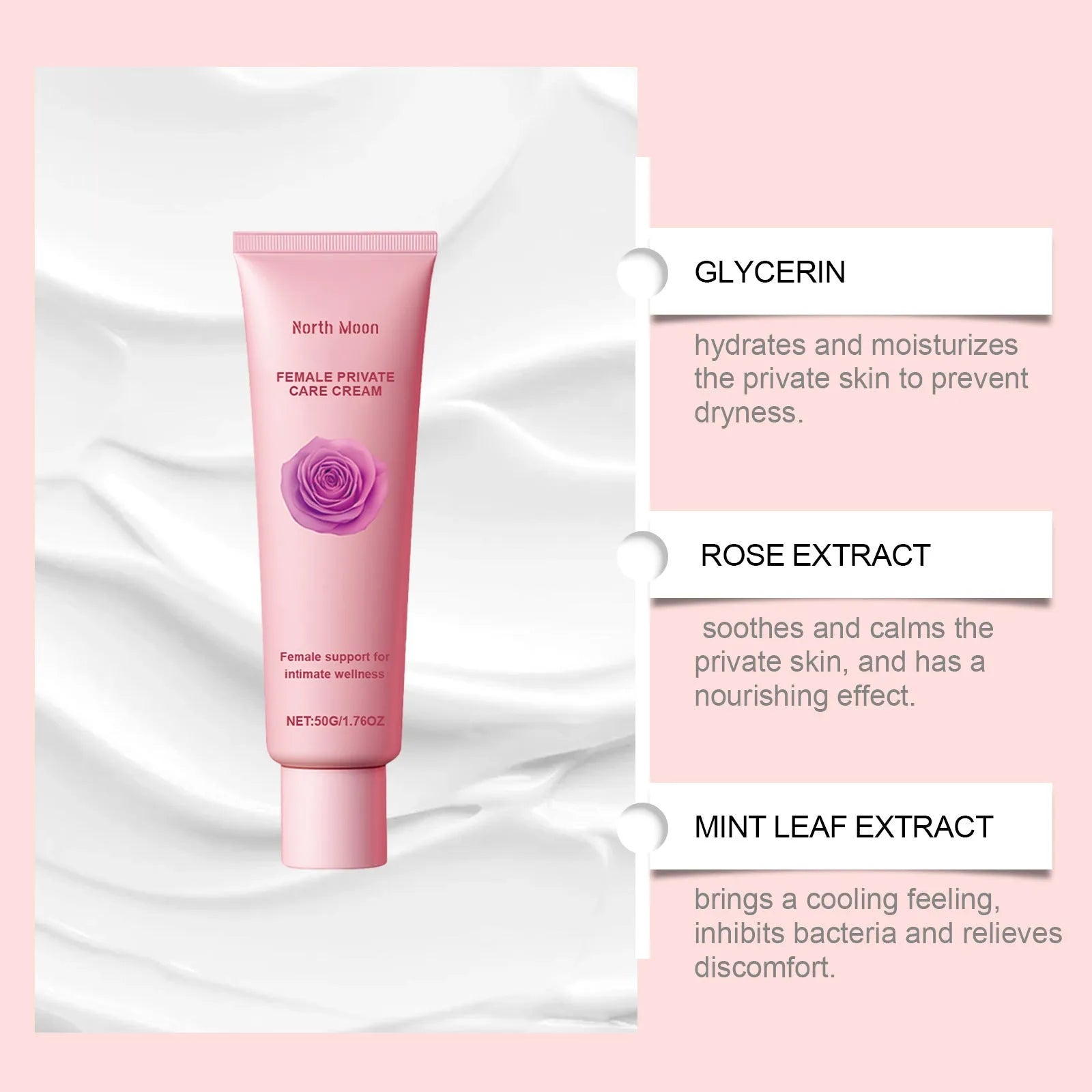 50g tube of daily moisturising cream for dry and tender skin