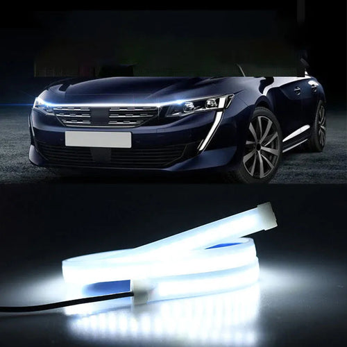 GM car engine cover LED light strip kit in 1.2m 1.5m 1.8m lengths with white red ice blue and colourful streamer modes