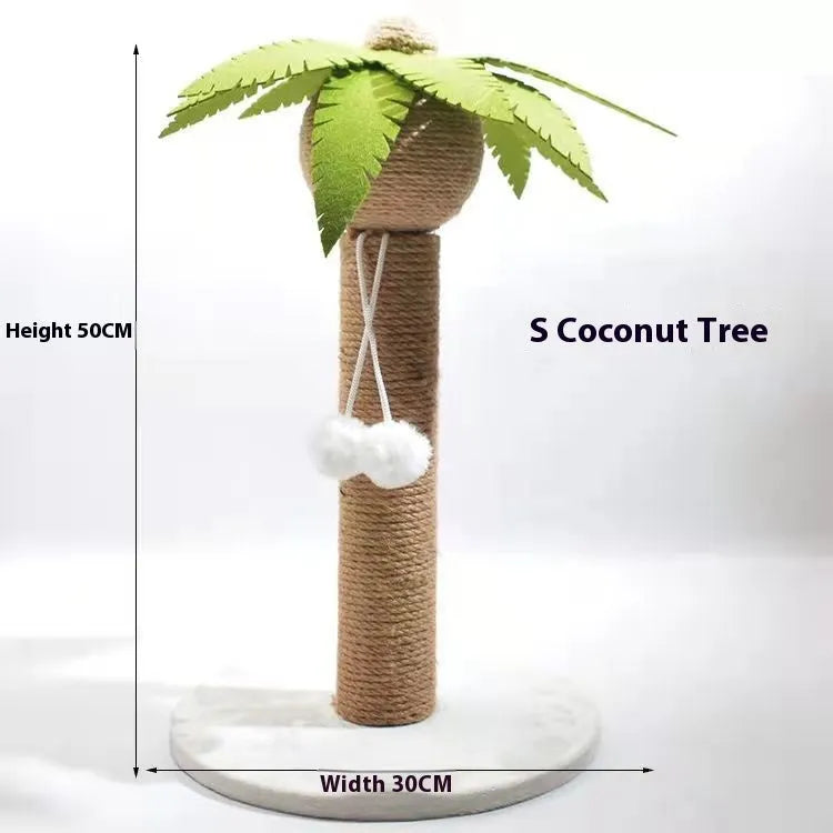 Masson cactus design cat scratch board scratching pole climber with sisal surface