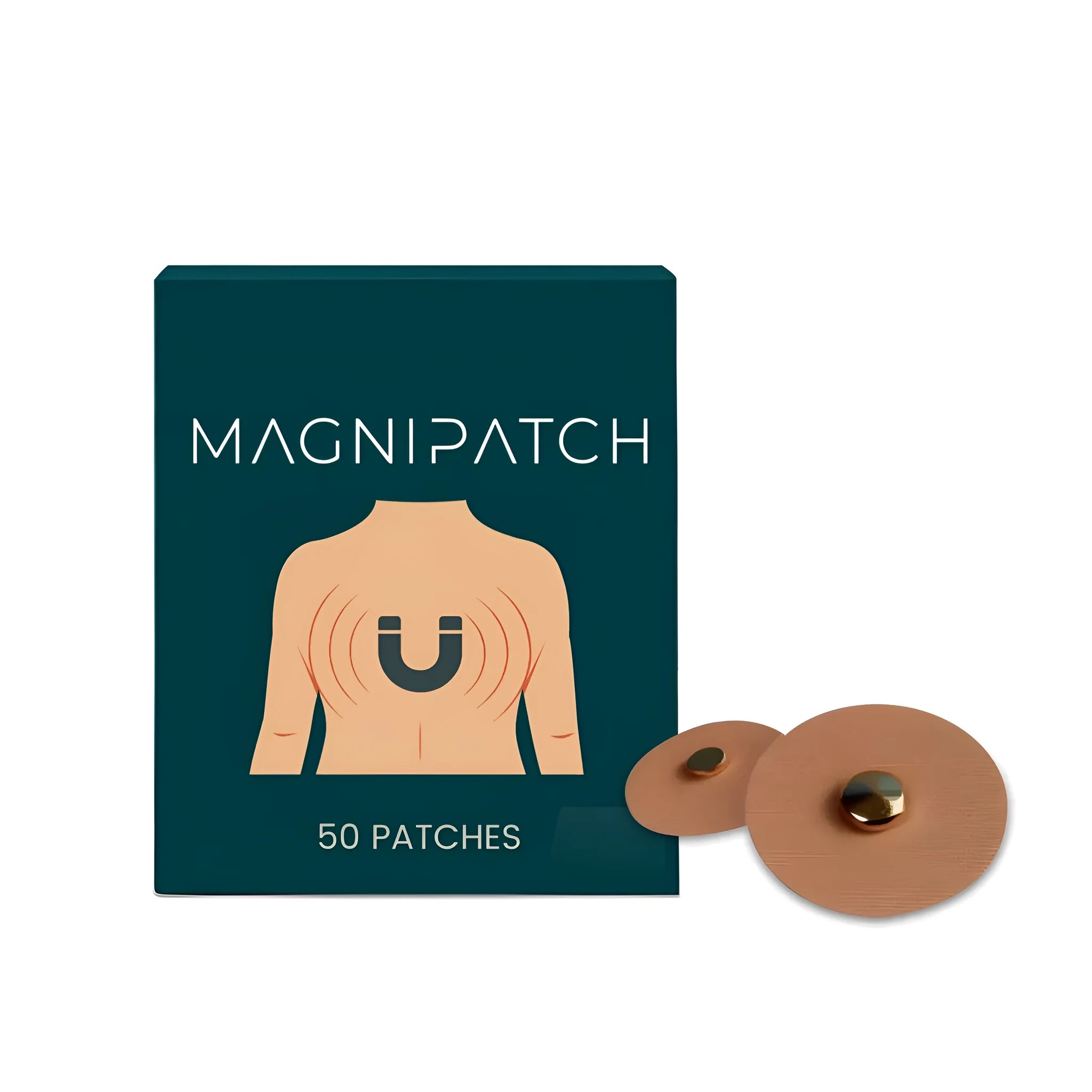 50-pack magnet health patches with Argyi, Curcuma, clove oil and menthol ingredients