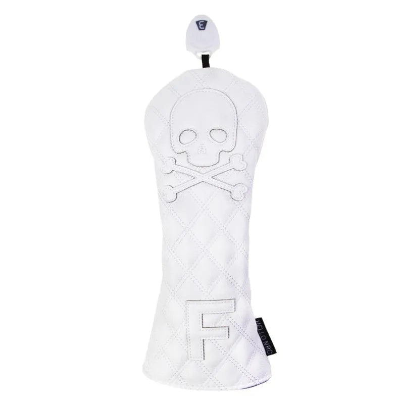 Black and white waterproof protective cover for golf club wooden poles