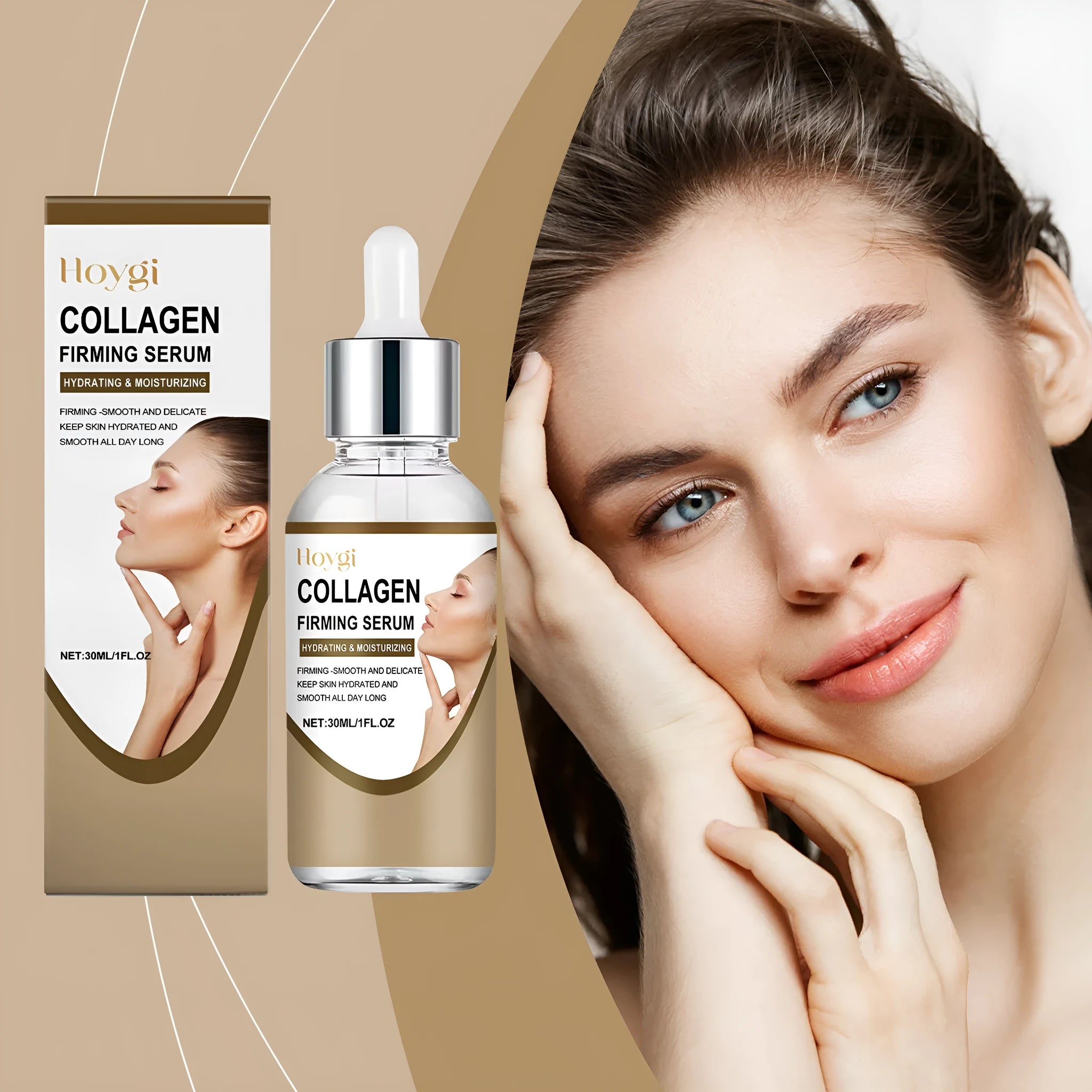 30ml collagen firming care solution bottle for contact lens maintenance