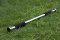 Adjustable steel pull-up bar extended for door frame mounting