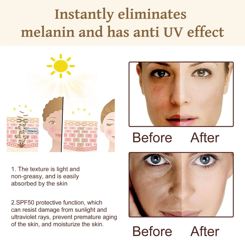 50g tube of probiotics protective cream for brightening and colour-isolation with vitamin C and E