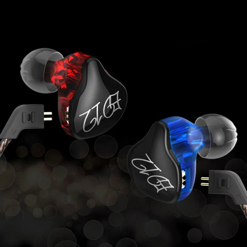 In-ear headphones subwoofer fever HIFI wired with microphone and 3.5mm L-bend plug