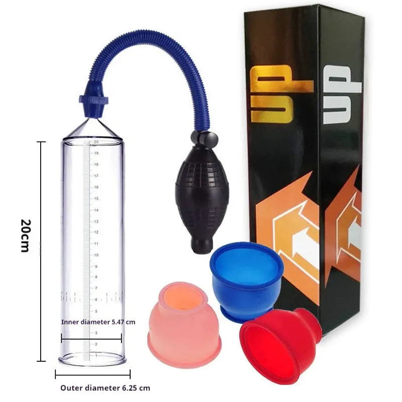 Silicone cover accessory kit for male exercise simulator with multiple components including cup and pipes.