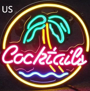 LED coffee neon billboard advertising light with mixed colour illumination for business decoration