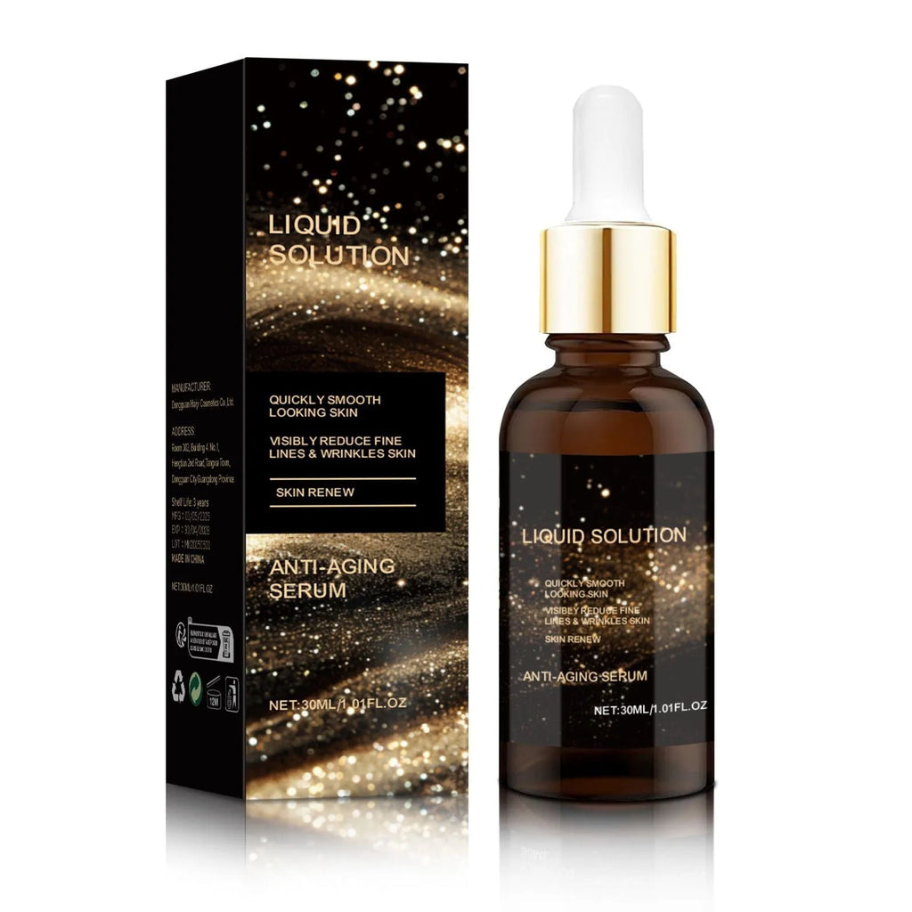 30ml facial moisturising solution bottle with hyaluronic acid and glycerin