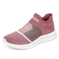 Breathable low-top Flyknit sock shoes in multiple colours with lace-up closure and round toe.