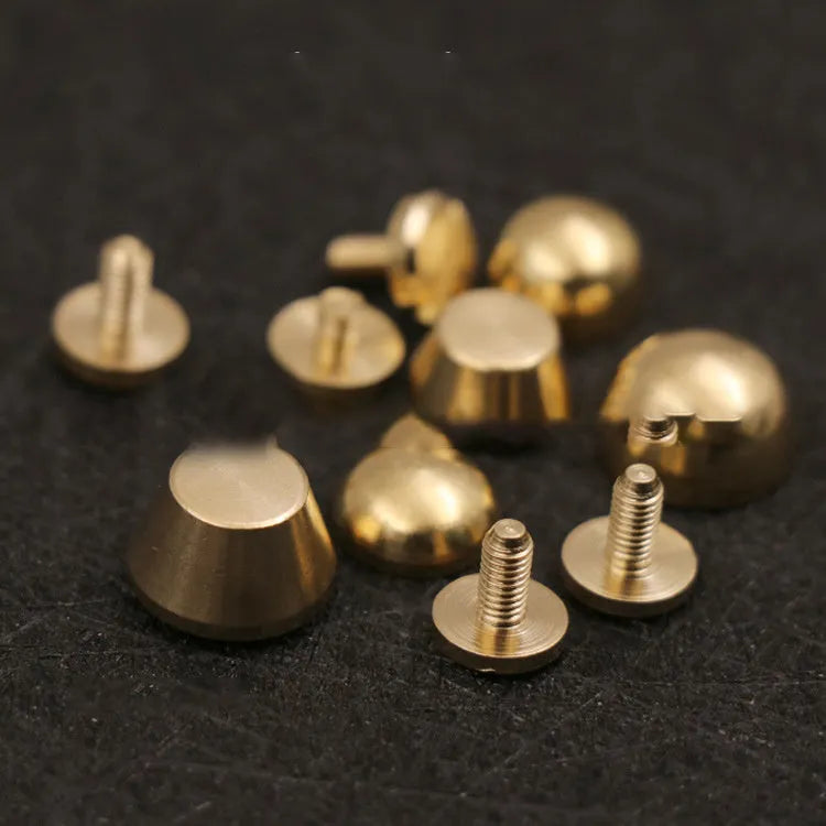 Brass decorative buckle for shoe decoration in 10mm and 12mm sizes