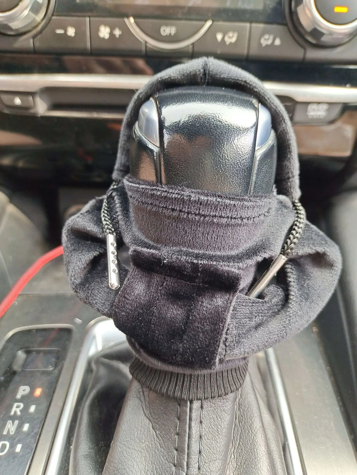 Colourful pure cotton gear lever decoration sleeve for car personalisation on a gear stick