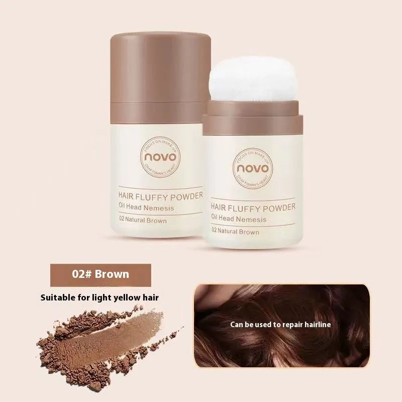 Veejaga mattifying face powder compact in transparent, brown, and dark brown shades for oil control.