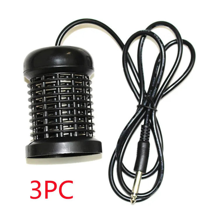 Black electrolytic ion head with stainless steel electrode and ABS body for foot bath replacement