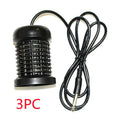 Black electrolytic ion head with stainless steel electrode and ABS body for foot bath replacement