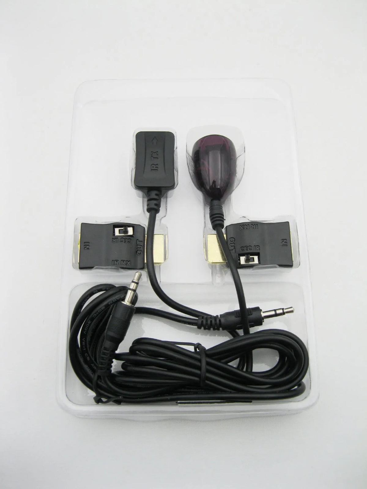IR extender infrared repeater remote control 30 to 60kHz dual band over HDMI CEC with plastic housing