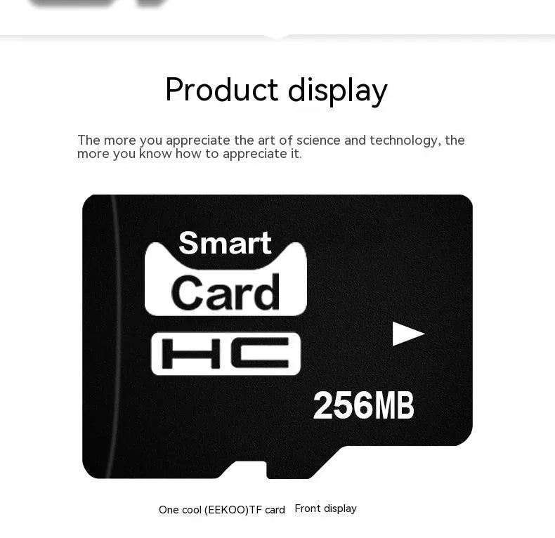 TF series 256MB memory card in its packaging, dimensions 11x15x1mm.