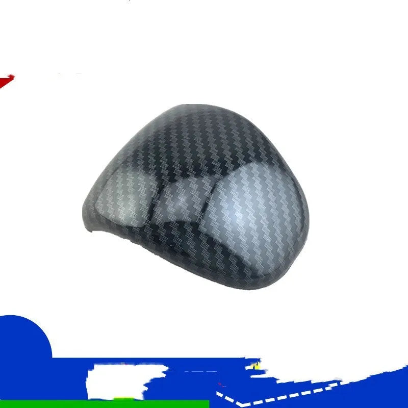 Black carbon fibre pattern gear shift cover for car interior customisation