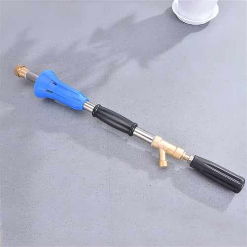 Adjustable agricultural spray gun for pesticide spraying with submachine gun style design