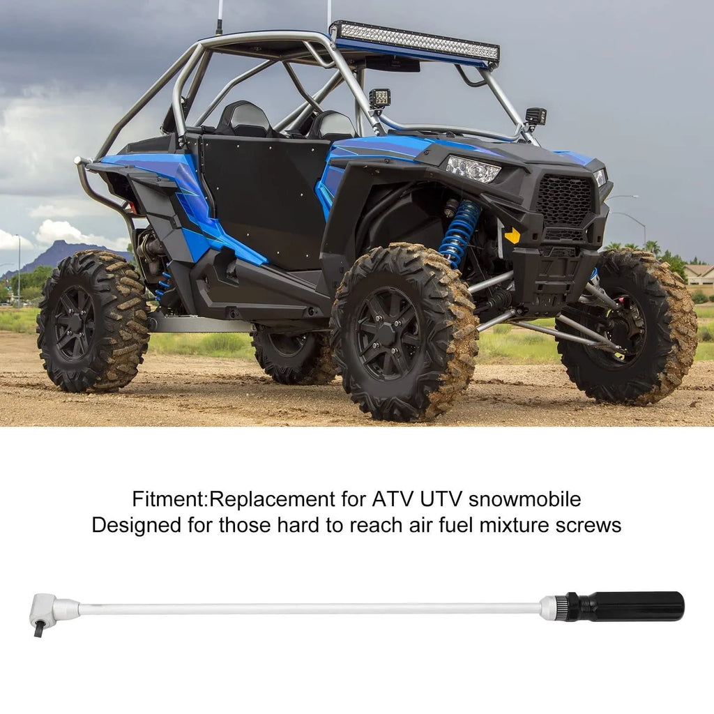 Guide screw adjustment screwdriver with ABS handle and iron shaft for motorcycle ATV UTV snowmobile carburettor synchronisation