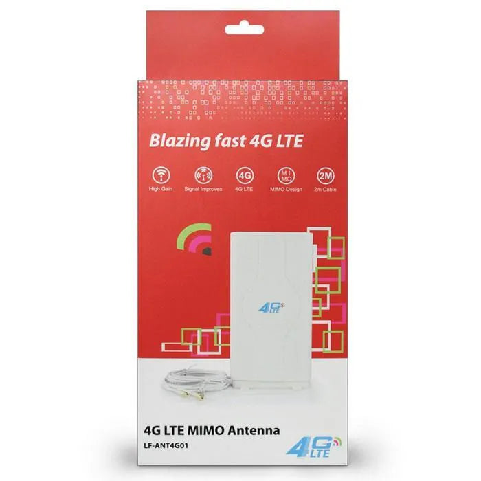 White 49dBi 4G LTE antenna for B593B880 routers with SMA connector