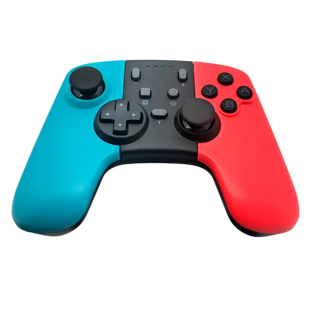 Wireless Nintendo Switch Pro controller in black with analogue sticks and face buttons