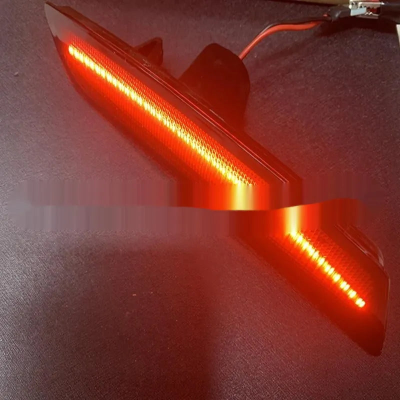 Car modification side pedal always on turn signal light with blackened PVC shell for Comello vehicles