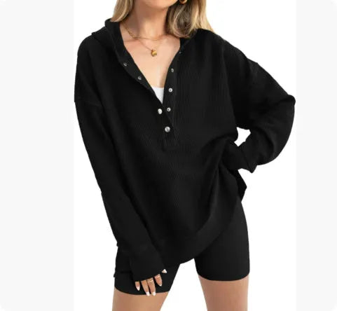 Women's loose fit raglan sleeve sweater in peacock green, casual autumn winter pullover