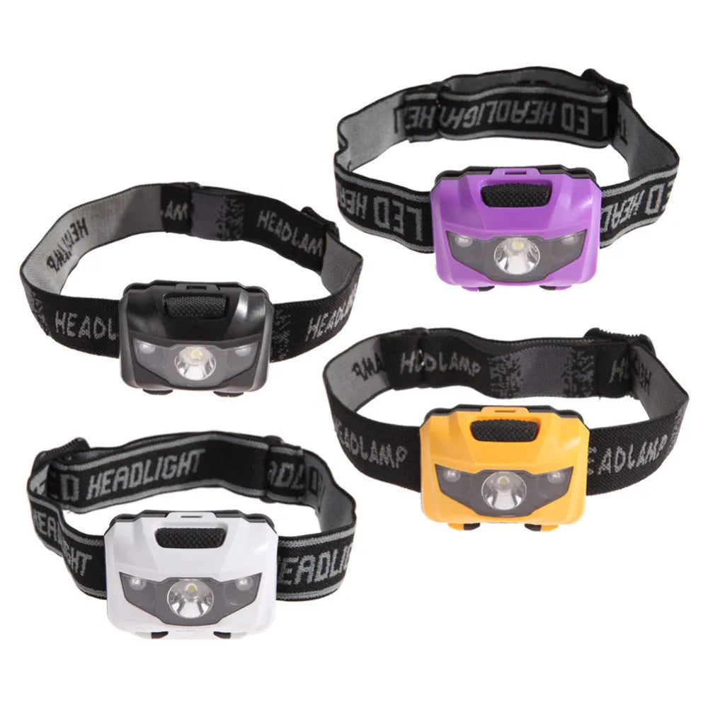 Black Cat Eye 2 generation waterproof headlamp with white and red LEDs on a head strap.