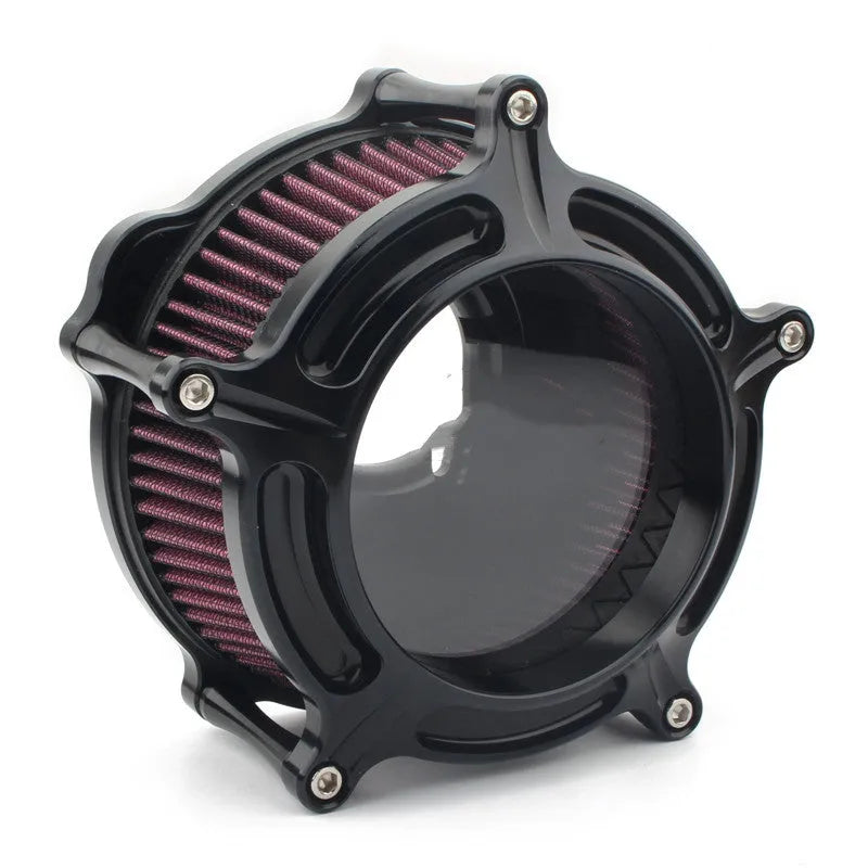 MP09-JJL aluminium air filter retrofitting accessory in multiple colour options including black, white, red, and blue variations