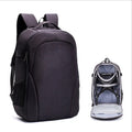 Black waterproof Oxford cloth backpack for unmanned aerial vehicles with multiple internal compartments