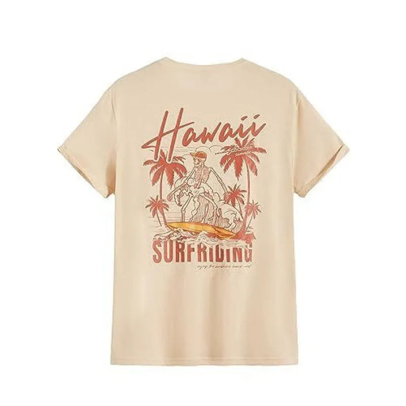 Men's printed short-sleeved sports T-shirt with digital pattern on polyester fabric