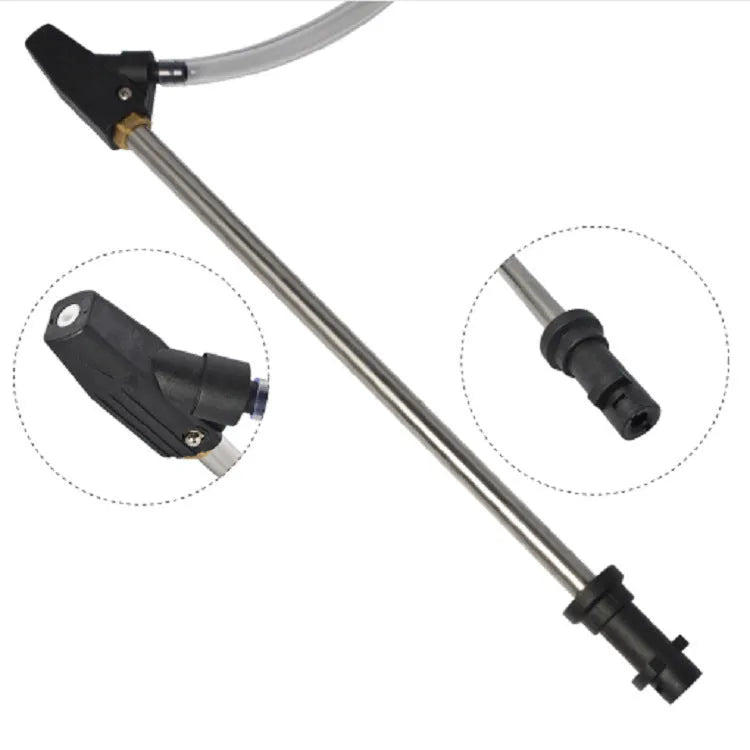 Ceramic derusting nozzle with stainless steel handle for Karcher K series high pressure cleaners