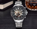 MCE men's automatic mechanical watch with explosion-proof feature in multiple colour options