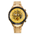 MCE men's mechanical watch with explosion-proof movement and water-resistant case in multiple colour variations
