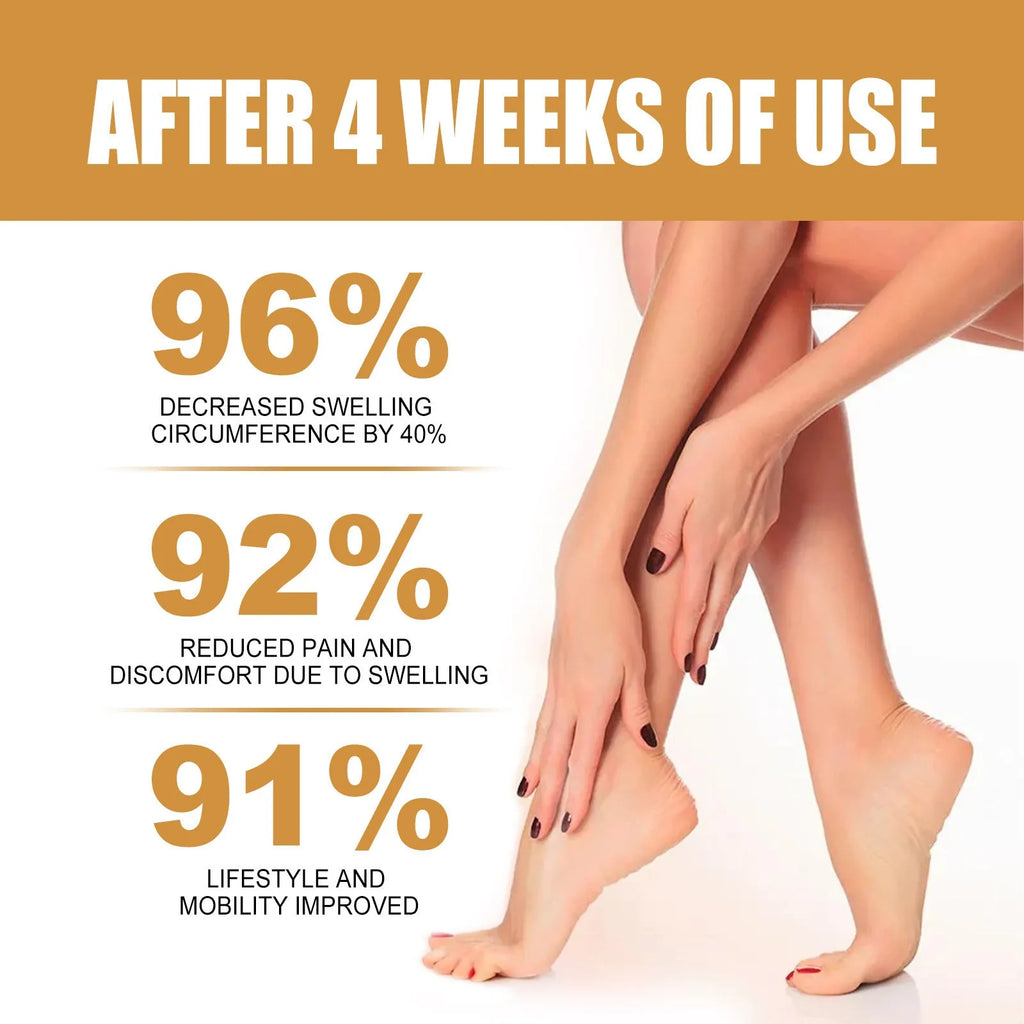 50ml bottle of moisturising leg massage essential oil with natural botanical extracts