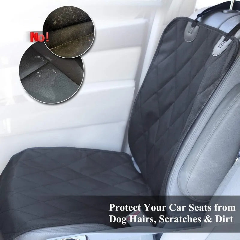 Waterproof Oxford mat for car seat protector, 25x25x4cm, black, with cotton inside