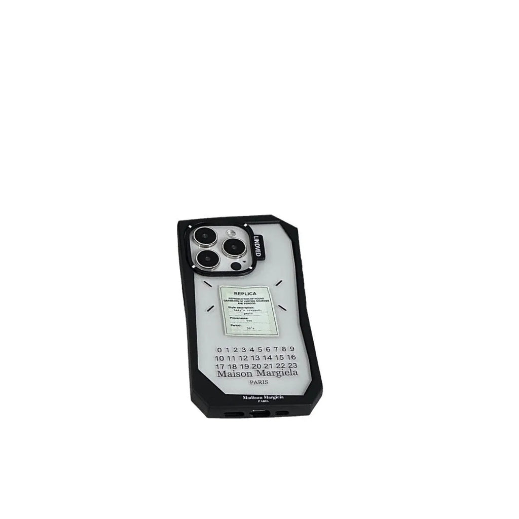 Irregular Cold Wind digital label TPU phone case for Apple iPhone, shockproof, available in multiple colours