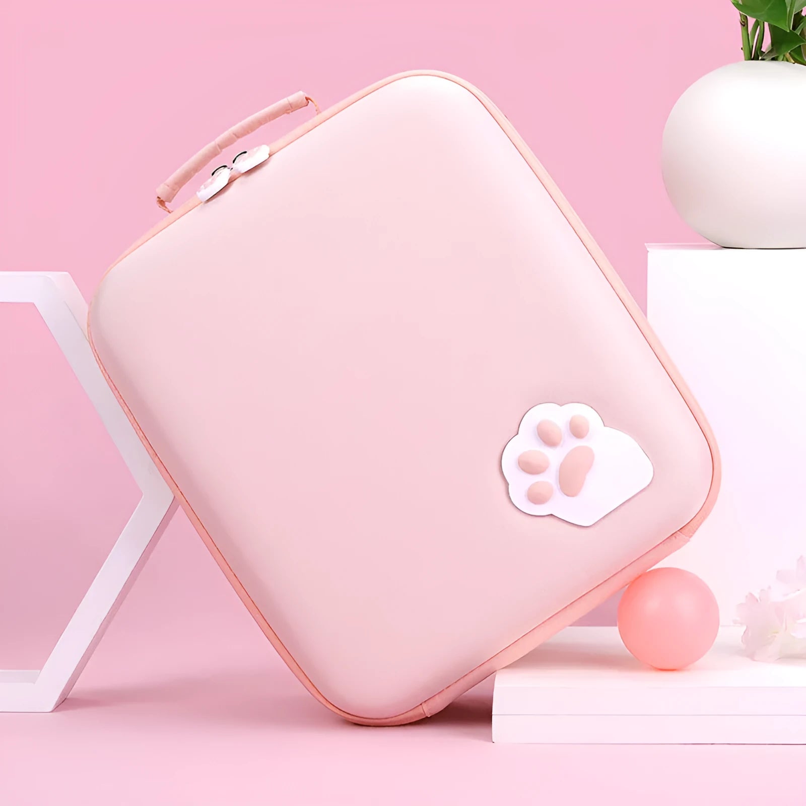 Switch console storage bag in black with shoulder strap, holding game cartridges.