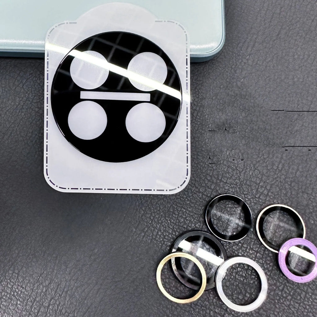 OnePlus smartphone tempered glass lens protector with black ring for 12, Find N3 and 11 models
