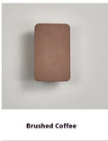 Minimalist Nordic style wall lamp in black finish with selectable LED light colours