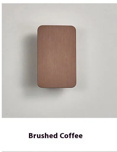 Minimalist Nordic style wall lamp in black finish with selectable LED light colours