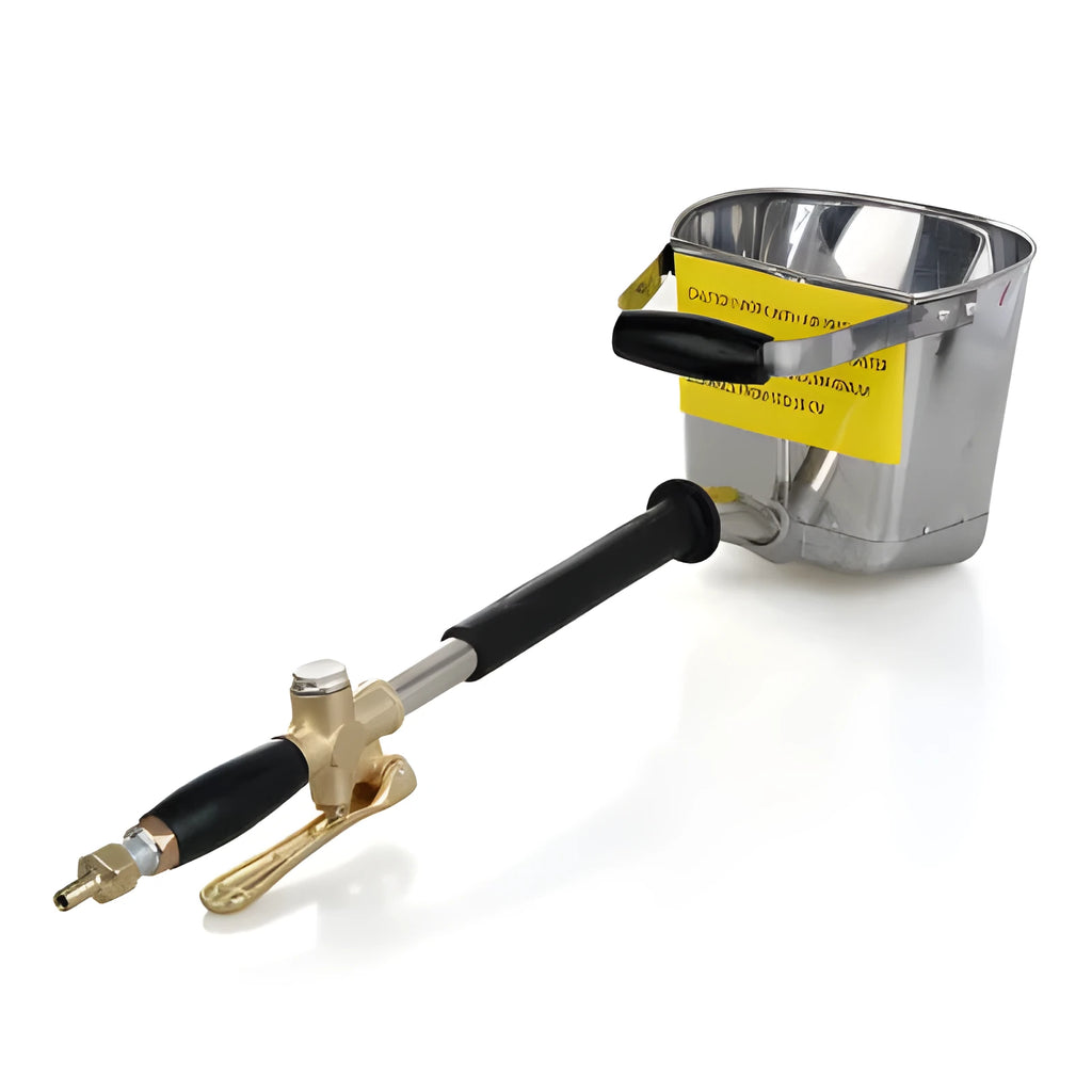 Automatic aluminium and stainless steel spray gun for wall waterproofing and fireproof coatings