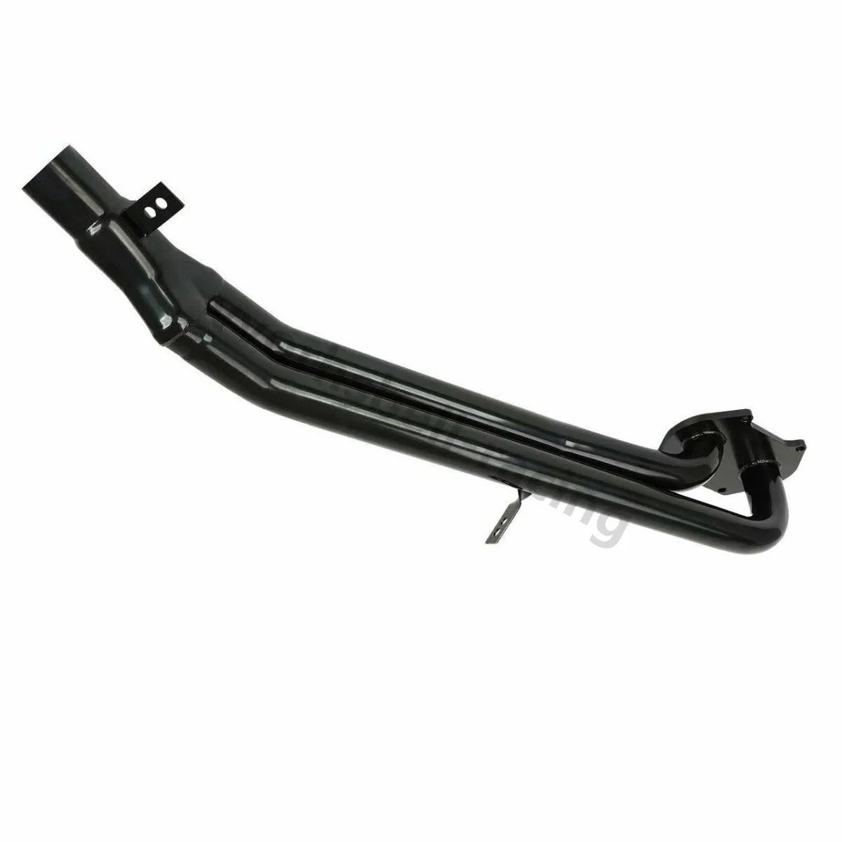 Black stainless steel exhaust manifold head section for Mazda RX-7 12A engine