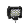 Black LED strip lights with 4 rows of light beads mounted on 304 stainless steel bracket