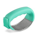304 stainless steel garlic press with PP handle in green colour