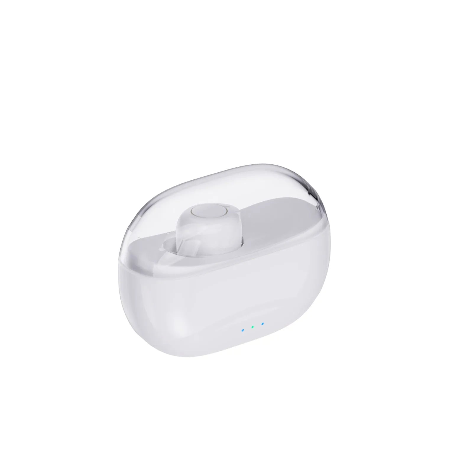 Intelligent noise reduction hearing aid for elderly with touch control and Type-C charging, available in black, white, blue, red, and skin colour