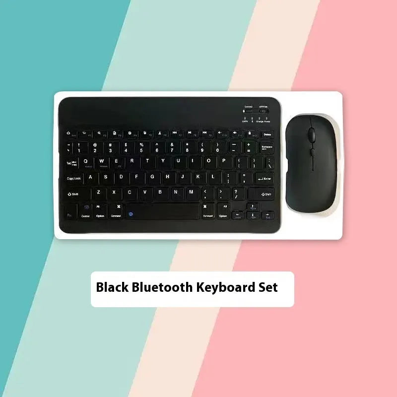 10-inch Bluetooth keyboard and mouse set in multiple colour options